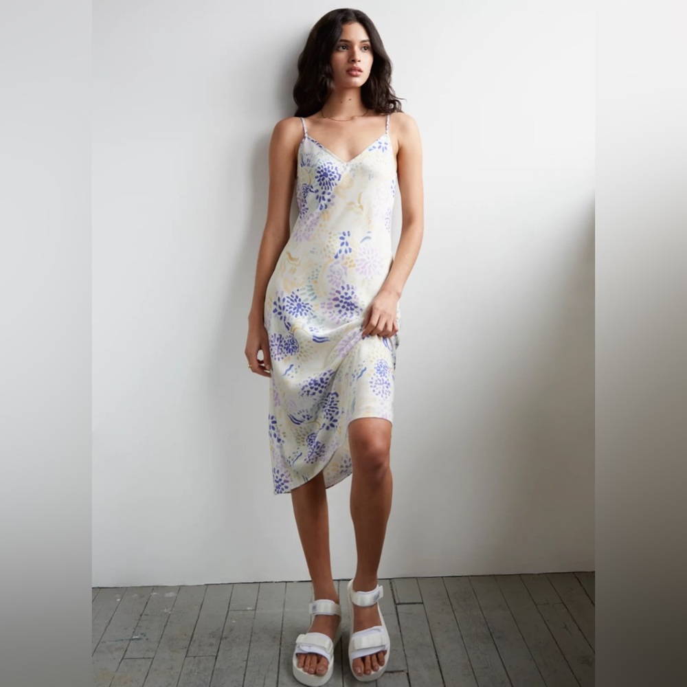 Aritzia Wilfred Printed Slip Dress, XXS